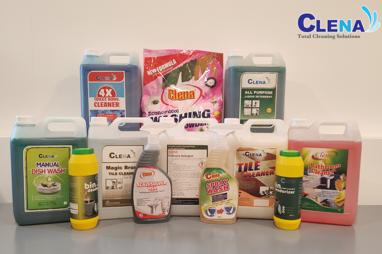 Clena – සාර්ථක ප්රතිඵල ලබාදෙන පරිසර හිතකාමී පිරිසිදු කිරීමේ නිෂ්පාදන