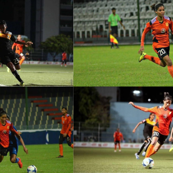 ලාංකික කාන්තා පාපන්දු ක්‍රීඩාව ජයගත් හෂිනි.