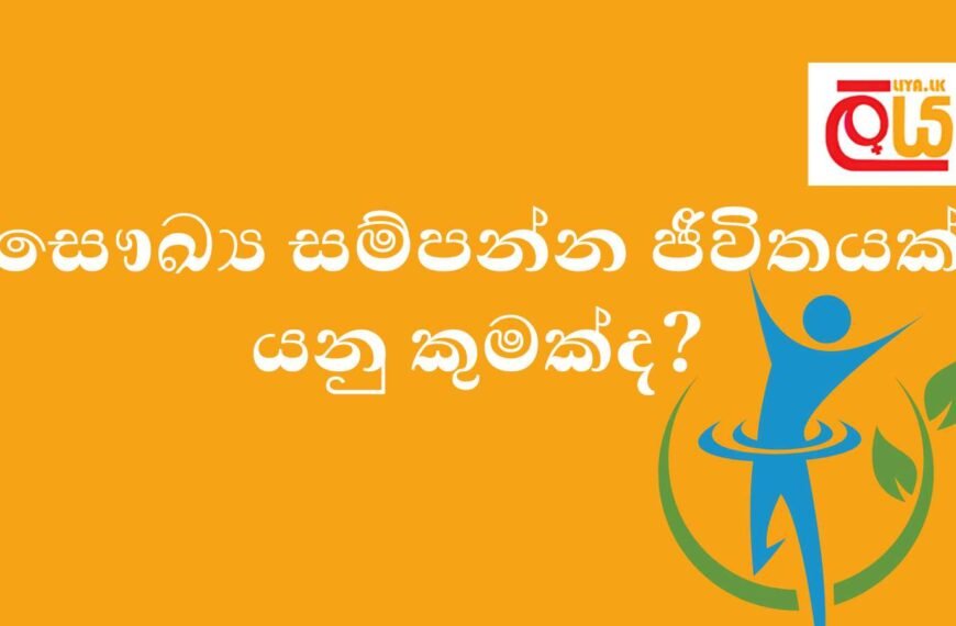 Healthy Life | සෞඛ්‍ය සම්පන්න ජීවිතය