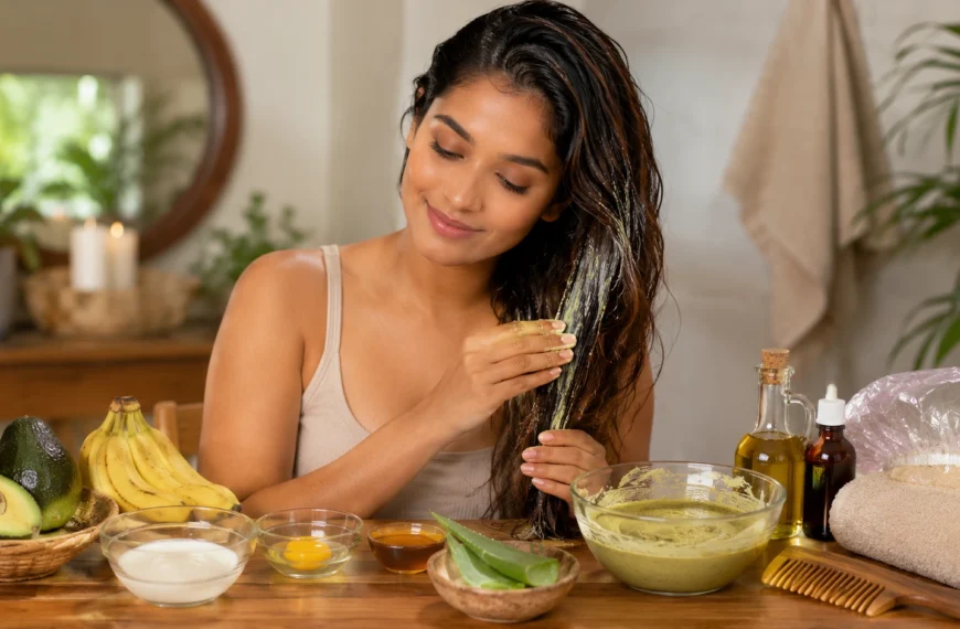 DIY Hair Masks - කෙස් අග පැලීම නවත්වා හිසකෙස් වවන්න නිවසේදීම සාදාගත හැකි Hair Masks | Liya.lk