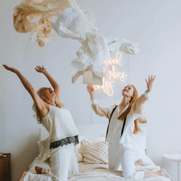 Be happy with the little things.