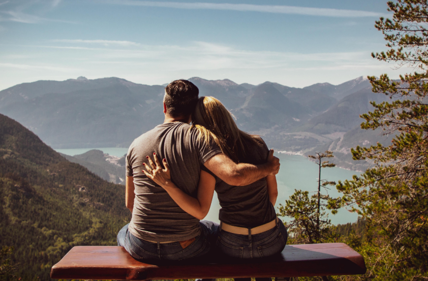 Describes five ways people receive and express love in a relationship. These are kind words, quality time, physical touch, helping, caring, and receiving gifts.