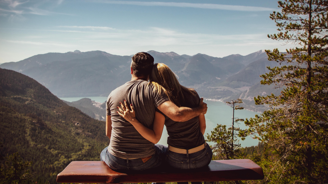 Describes five ways people receive and express love in a relationship. These are kind words, quality time, physical touch, helping, caring, and receiving gifts.