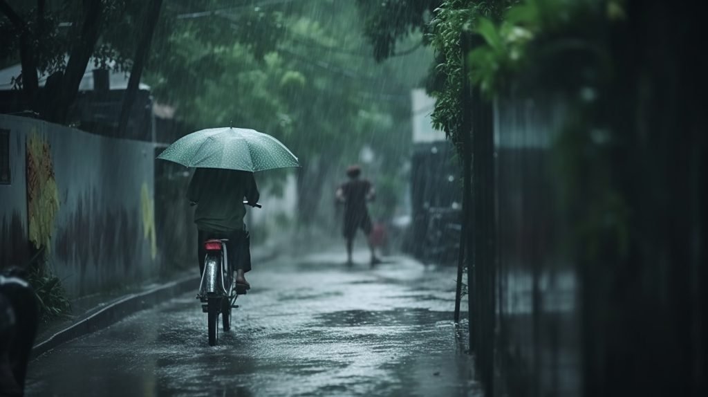 heavy rain