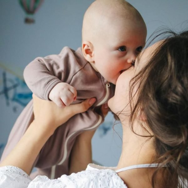 mom and baby