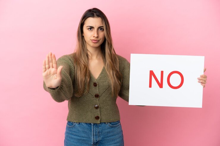 saying no