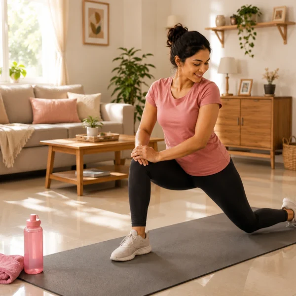 10 Minute Workout: ගෙදර වැඩ ඉවර වෙද්දී Energy නැති දවසකට Easy Movement Plan එක