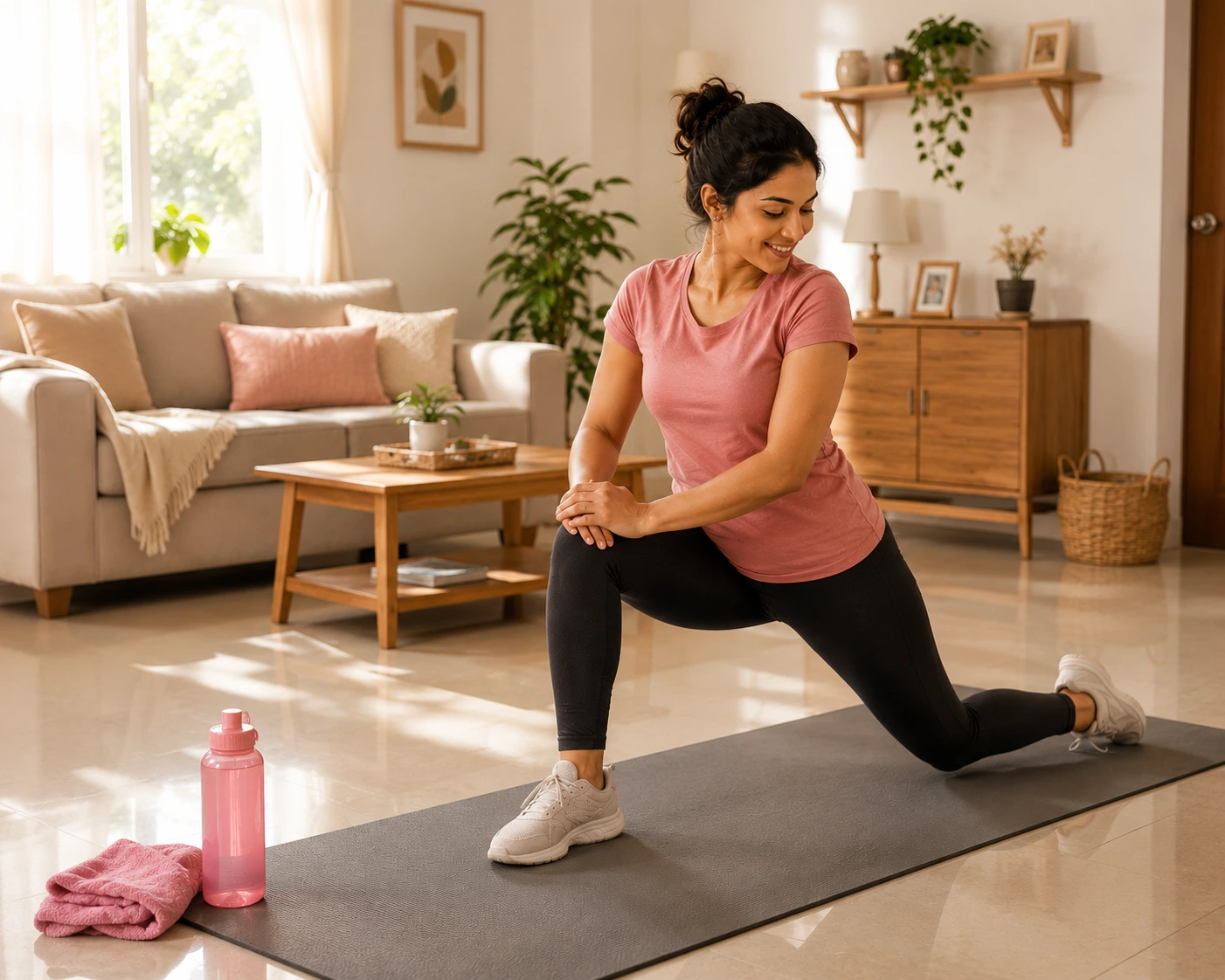 10 Minute Workout: ගෙදර වැඩ ඉවර වෙද්දී Energy නැති දවසකට Easy Movement Plan එක