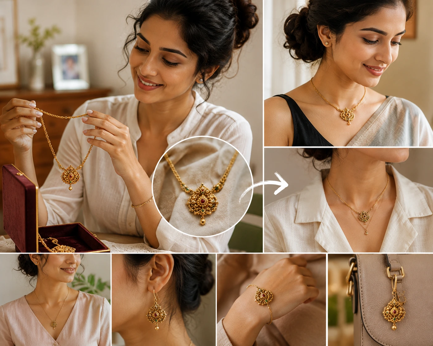 Heirloom Jewellery Modern විදිහට Style කරන ලේසි ක්‍රම