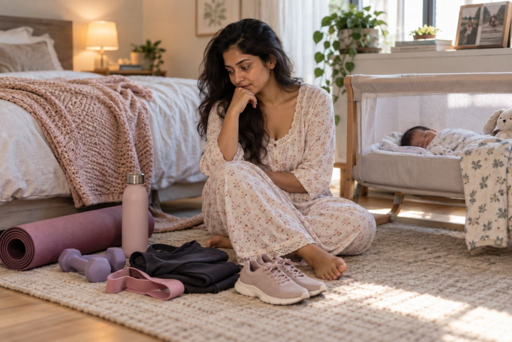Postpartum Workout: Tired Mothersට Sleepද Workoutද?