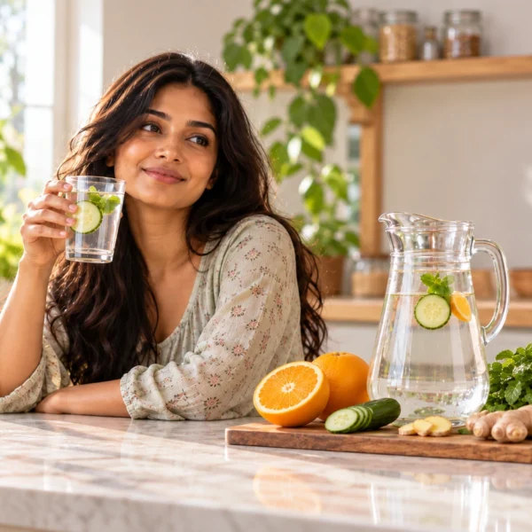 Beauty Glow Water: සමට නැවුම් Glow එකක් දෙන Simple Water Recipe