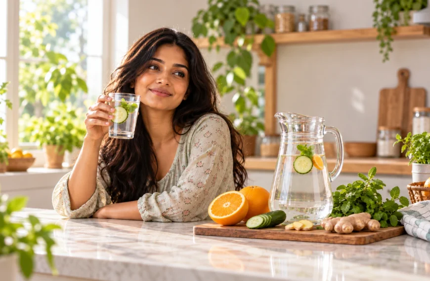 Beauty Glow Water: සමට නැවුම් Glow එකක් දෙන Simple Water Recipe