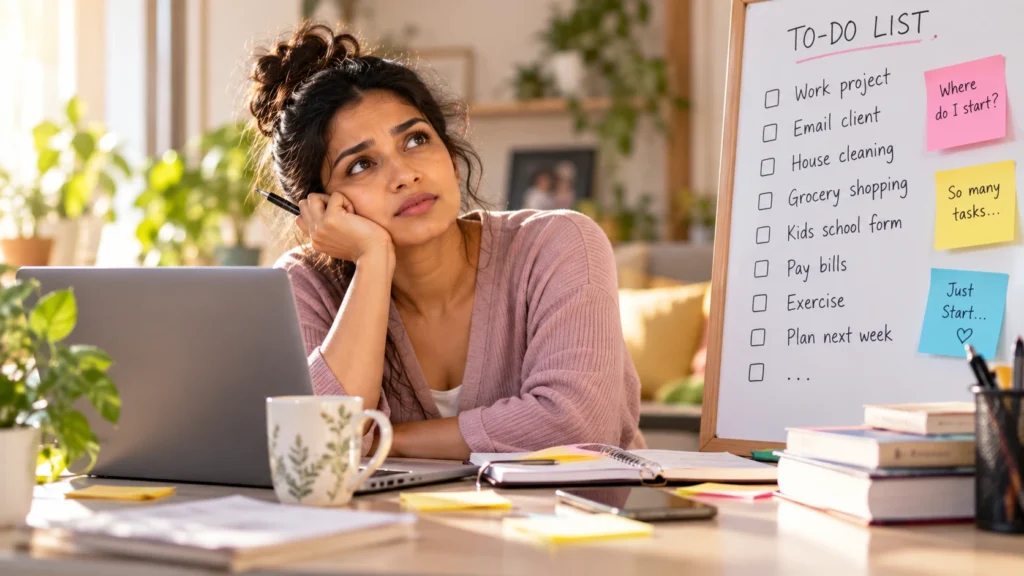 Task Paralysis: වැඩ ගොඩක් තියෙද්දි Start කරන්නේ කොහොමද?