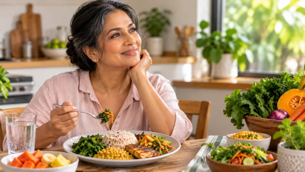 50 Plus Nutrition: Sri Lankan කාන්තාවන්ට Balanced Plate Guide