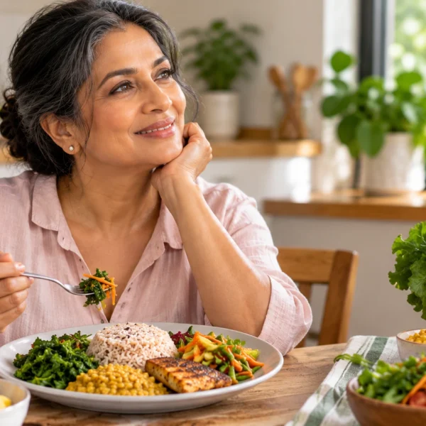 50 Plus Nutrition: Sri Lankan කාන්තාවන්ට Balanced Plate Guide