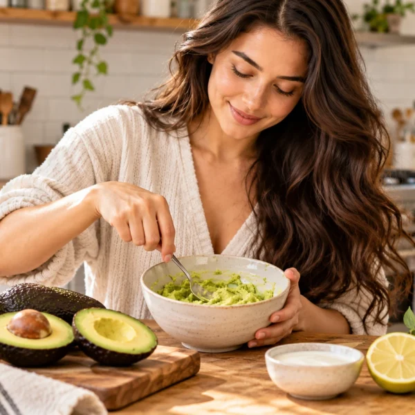 Avocado Hair Mask: වියළි සහ අග පැලෙන කොණ්ඩයට සරල සත්කාරයක්